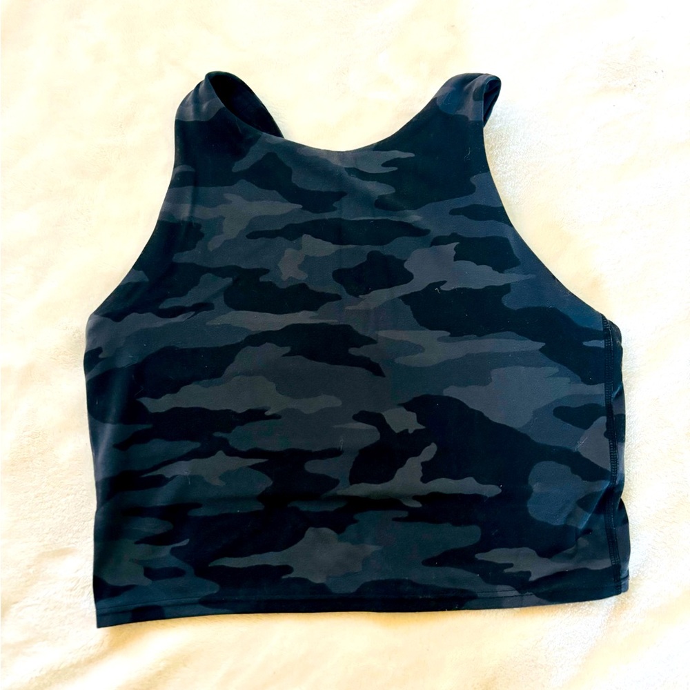 Athleta Conscious Crop Black Camouflage